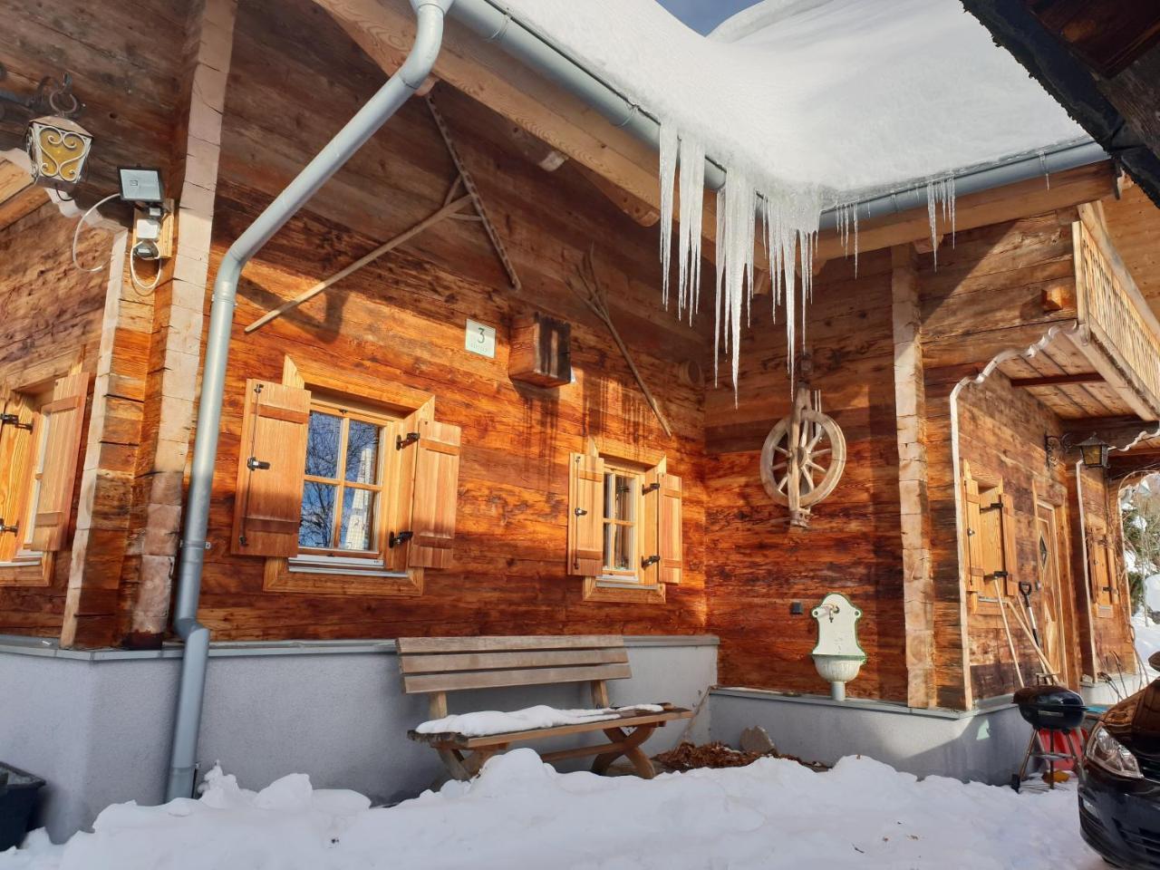 Waldheimathuette Villa Sankt Kathrein am Hauenstein Buitenkant foto