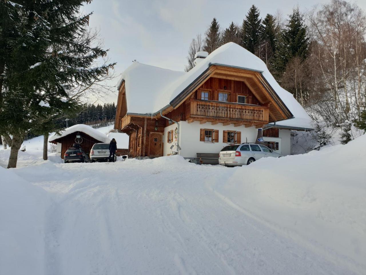 Waldheimathuette Villa Sankt Kathrein am Hauenstein Buitenkant foto