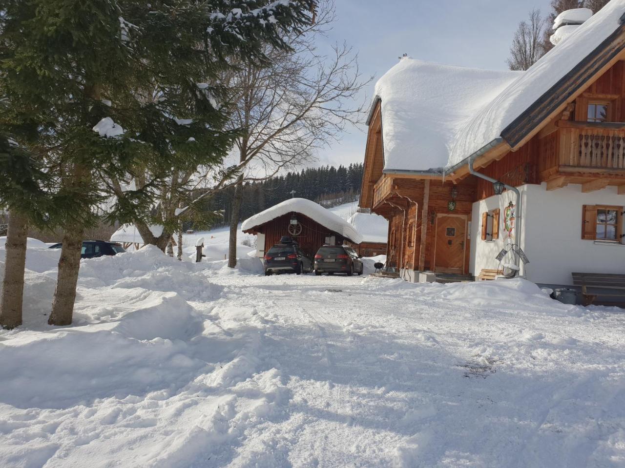 Waldheimathuette Villa Sankt Kathrein am Hauenstein Buitenkant foto