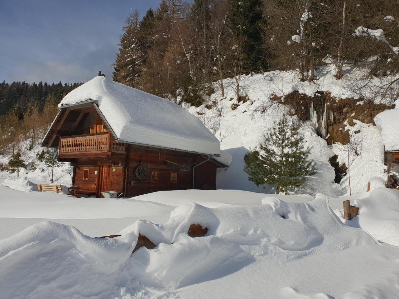 Waldheimathuette Villa Sankt Kathrein am Hauenstein Buitenkant foto