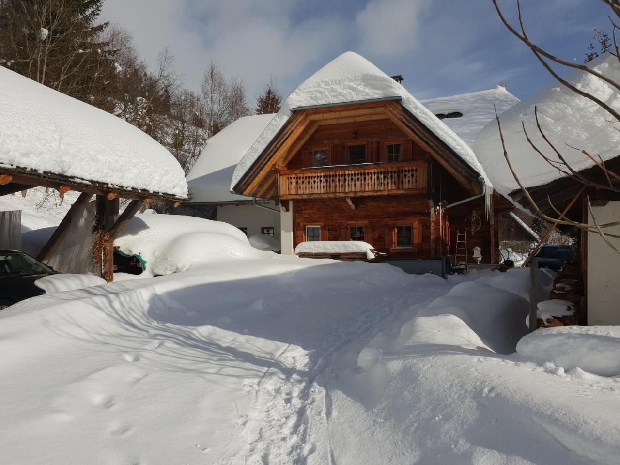 Waldheimathuette Villa Sankt Kathrein am Hauenstein Buitenkant foto