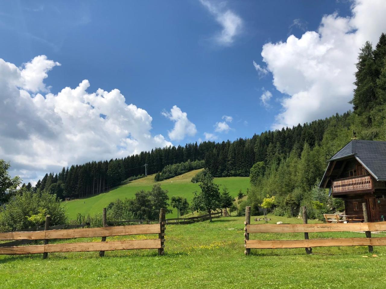 Waldheimathuette Villa Sankt Kathrein am Hauenstein Buitenkant foto