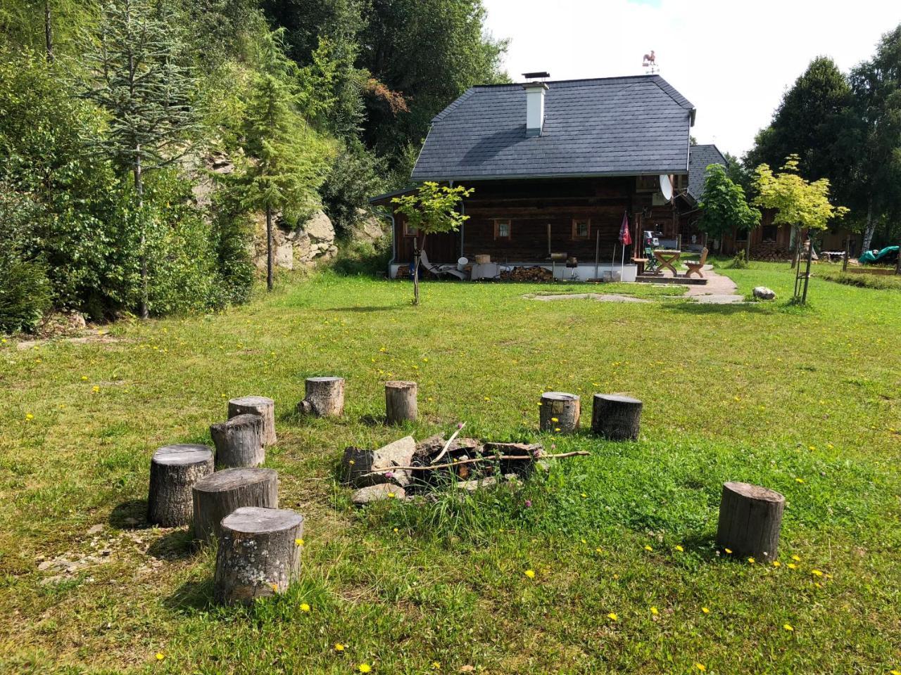 Waldheimathuette Villa Sankt Kathrein am Hauenstein Buitenkant foto