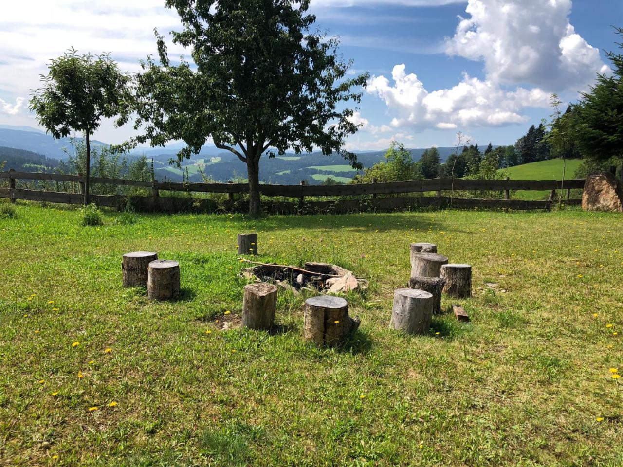 Waldheimathuette Villa Sankt Kathrein am Hauenstein Buitenkant foto