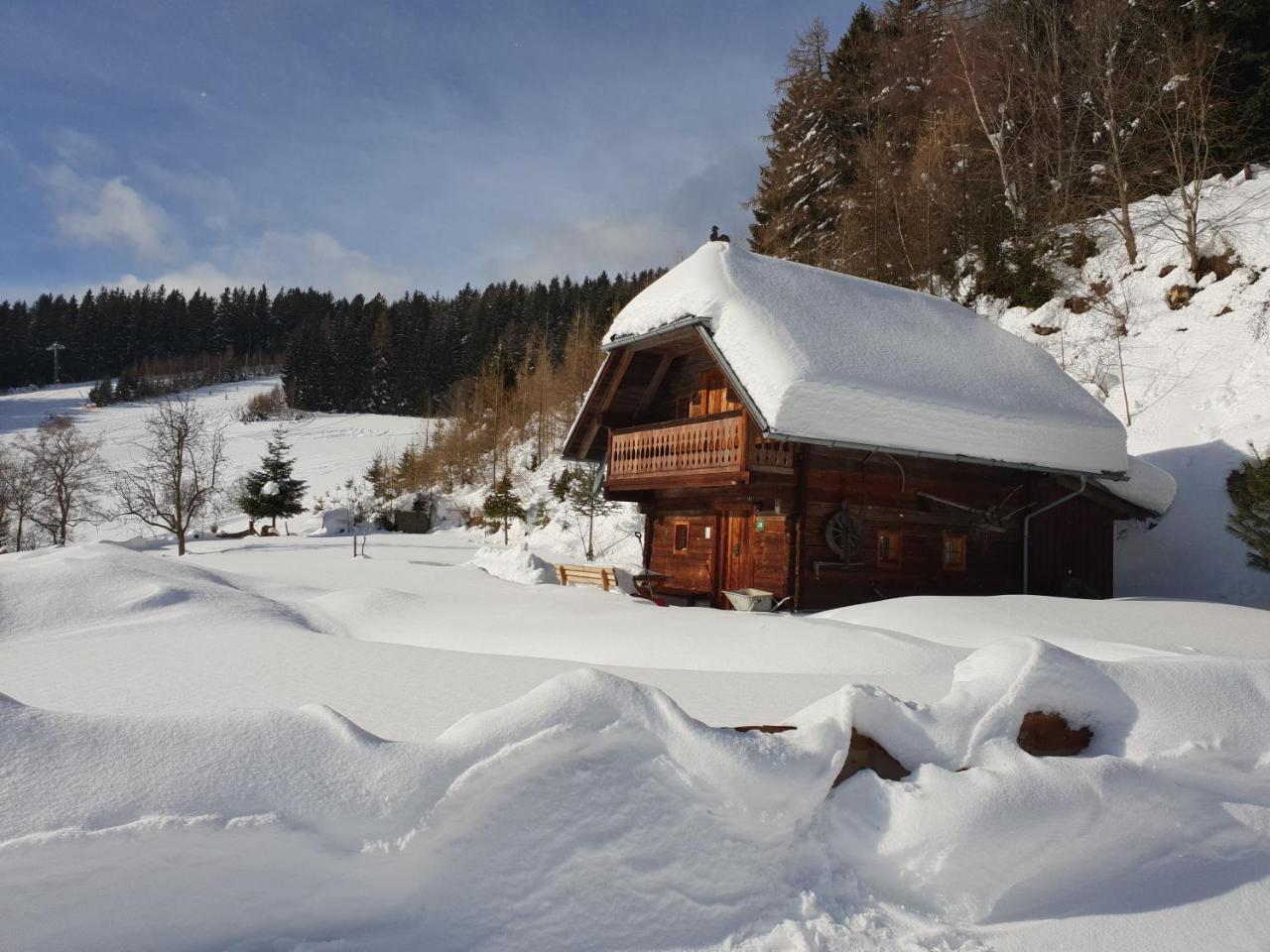 Waldheimathuette Villa Sankt Kathrein am Hauenstein Buitenkant foto