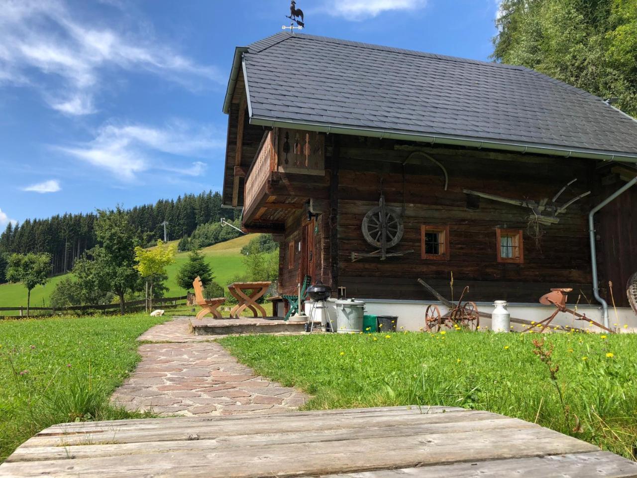 Waldheimathuette Villa Sankt Kathrein am Hauenstein Buitenkant foto