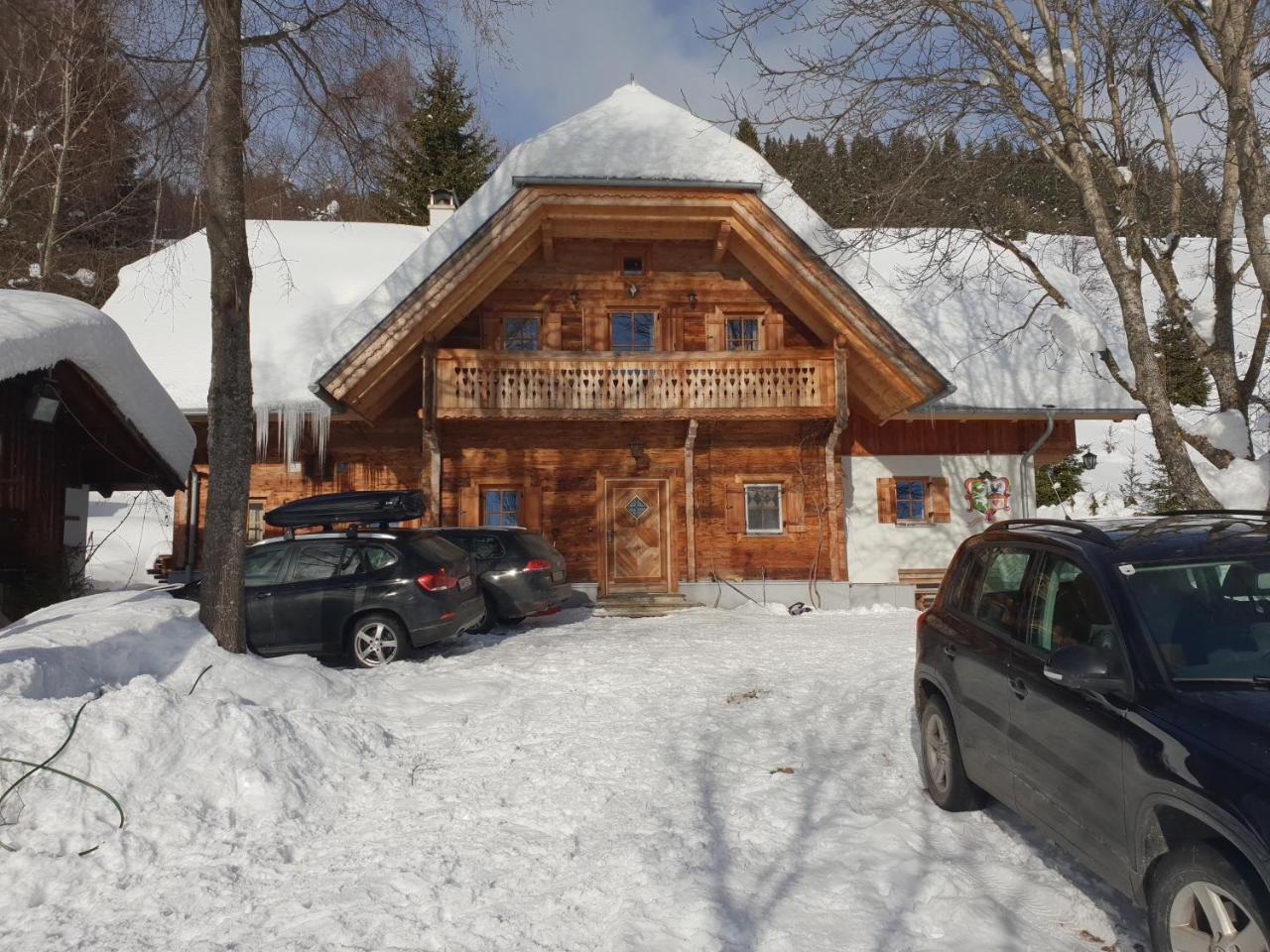 Waldheimathuette Villa Sankt Kathrein am Hauenstein Buitenkant foto