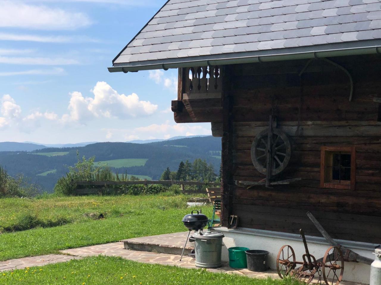 Waldheimathuette Villa Sankt Kathrein am Hauenstein Buitenkant foto